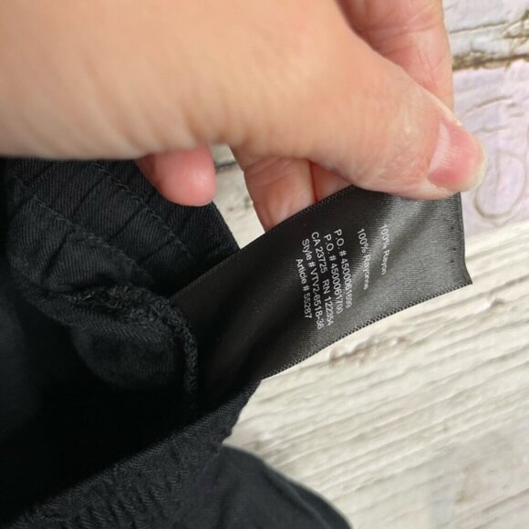 Talula Los Feliz Rayon Drawstring Jogger Style Pants Aritzia size small black - Picture 6 of 12